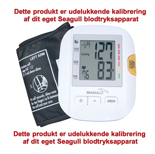 Kalibrering af Seagull Blodtryksapparat 