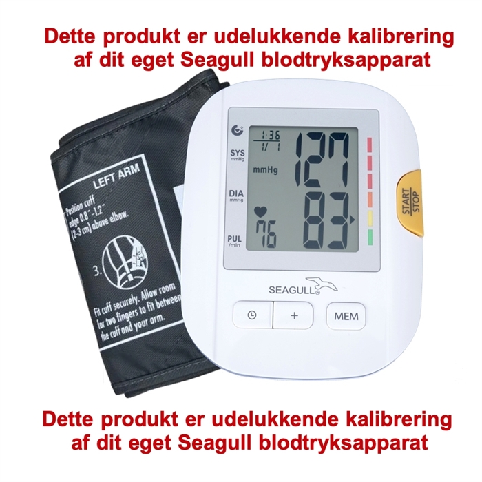 Kalibrering af Seagull Blodtryksapparat 